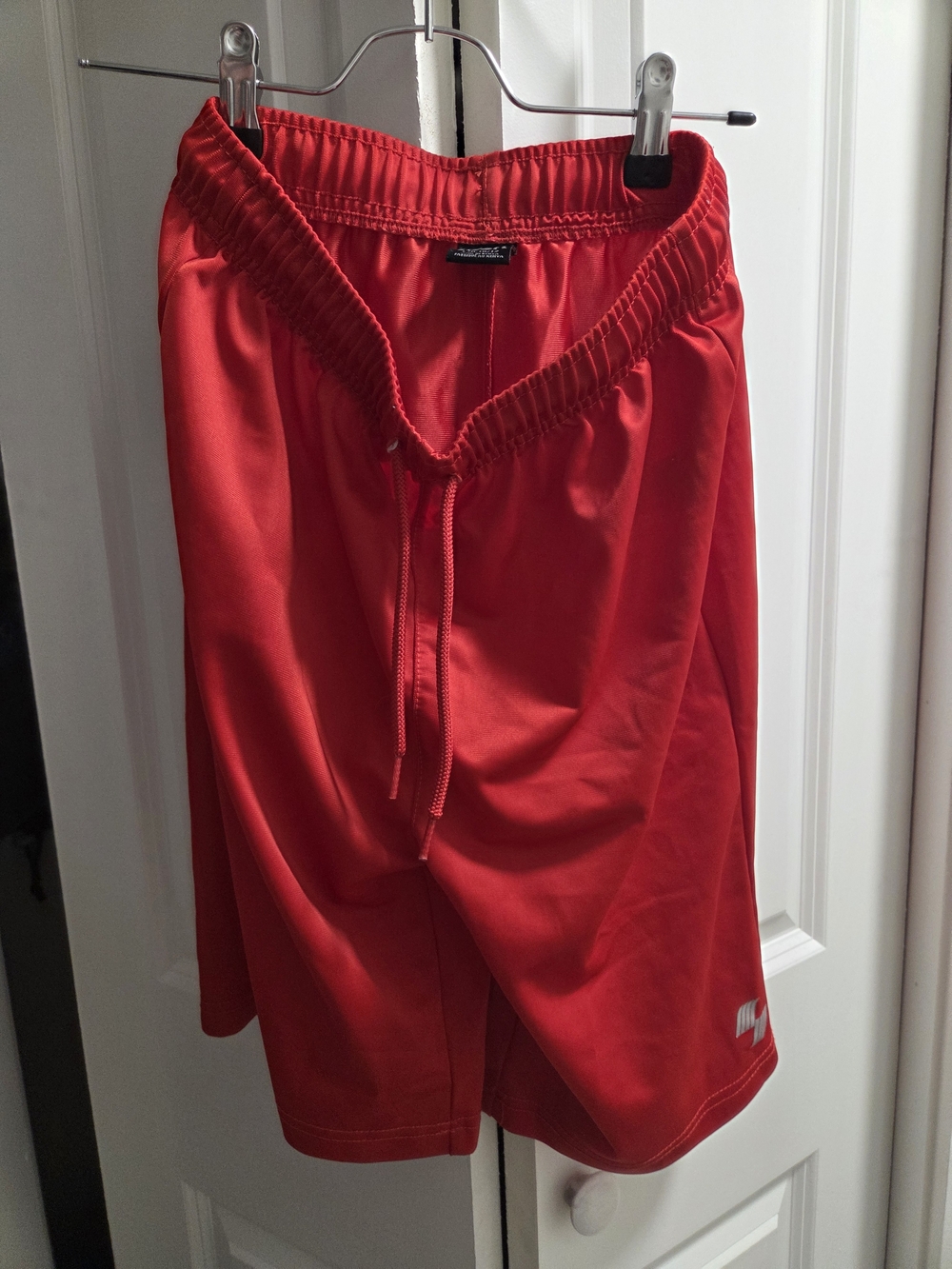 Sporto Boy's Bright Red Athletic Shorts with Drawstring